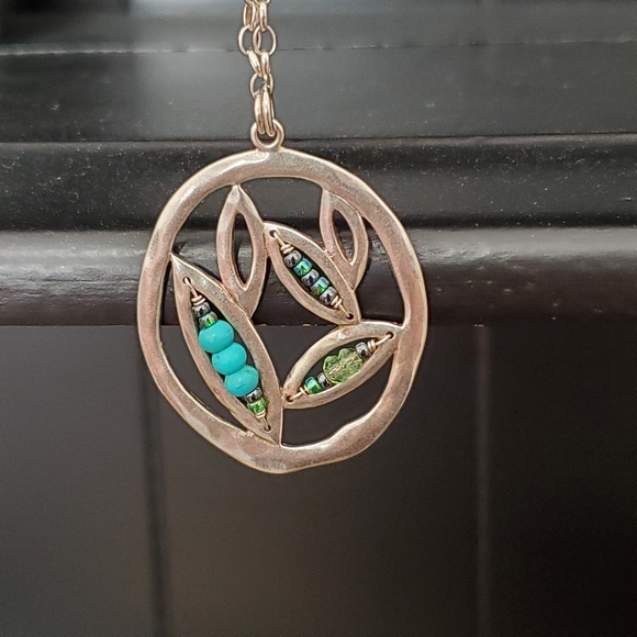 Silpada Sterling Howlite Turquoise Bead Necklace - Picture 12 of 16